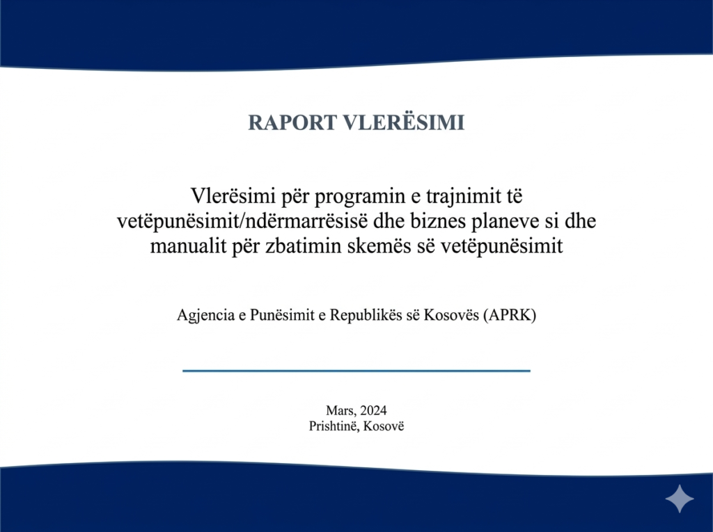 Evaluation of the training program and self-employment manual evaluation of the training program and self employment manual+
